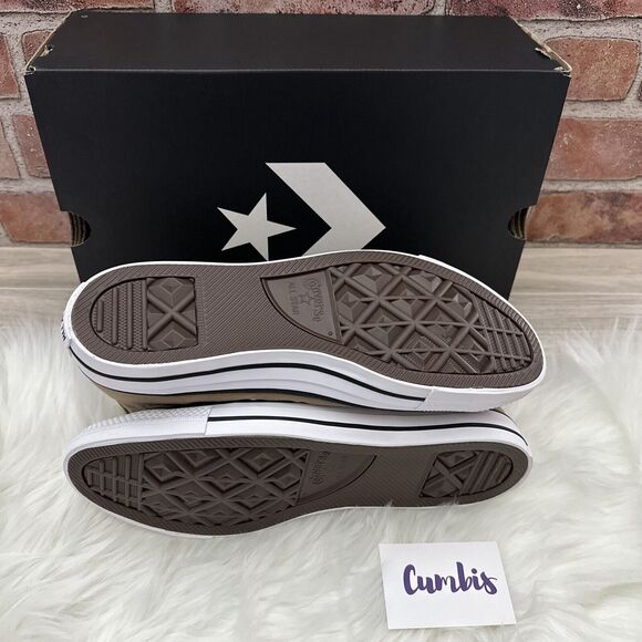 Converse Chuck Taylor All Star Sneakers Sizes M 9 / W 11 -Khaki A02792C NEW - Picture 8 of 11